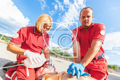 rescue team providin.