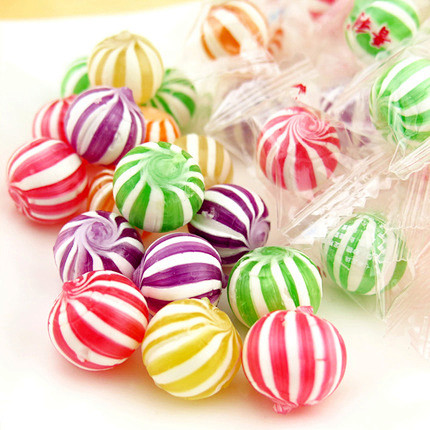 晋利绣球多彩球糖水果糖硬糖手工糖