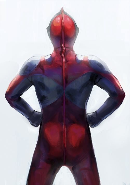 背中:5喜欢奥特曼大队长小跟班同采自www.pinterest.