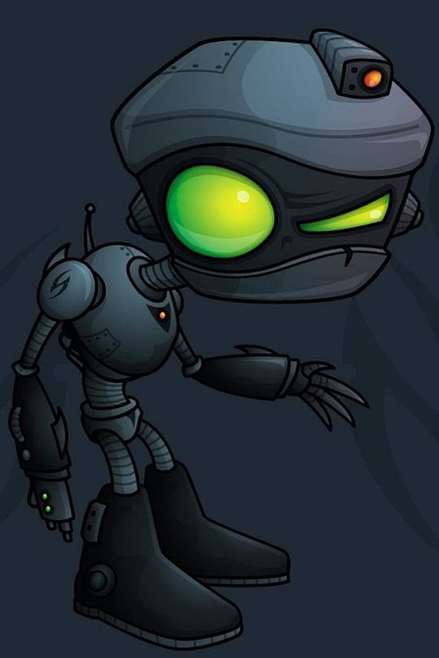 卡通版外星人iphone手机壁纸