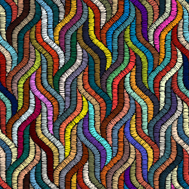 刺绣式样吉普赛人拼缝物热带植物图案正版矢量图素材下载id168800536