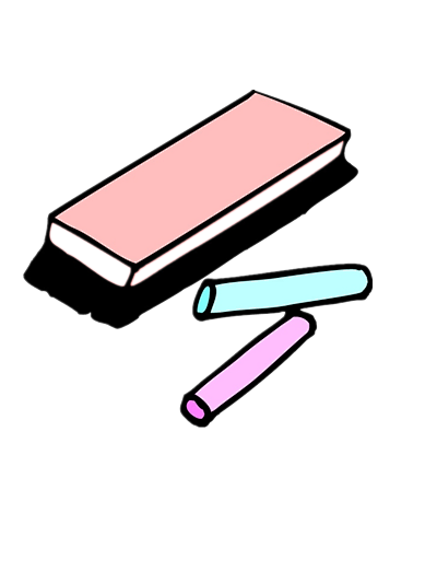 黑板擦 粉笔 擦#绘本素材拾~忆0808该采集也在以下画板加载更多