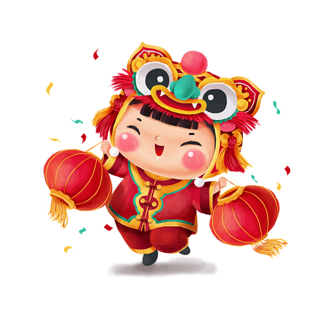 新年 国潮 财神爷 国风 电商美工群:129134938 新年素材 虎吉祥物