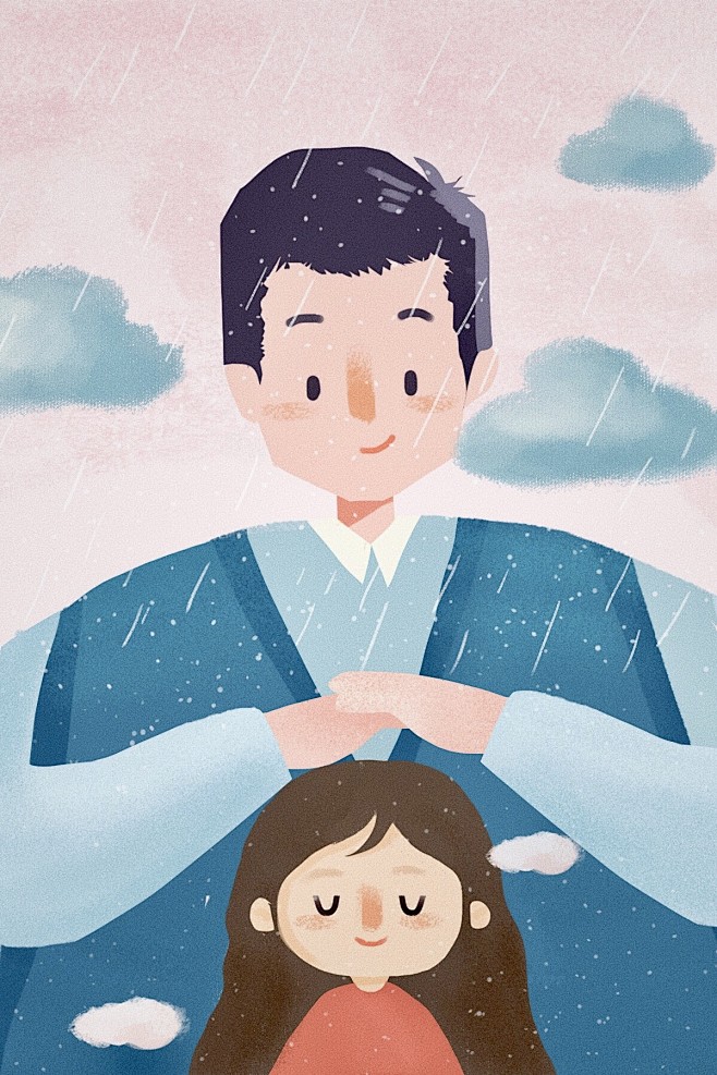 父亲节插画