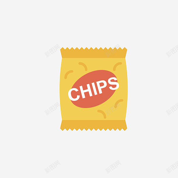 薯片图标矢量图高清素材零食页面网页平面电商创意素材png素材