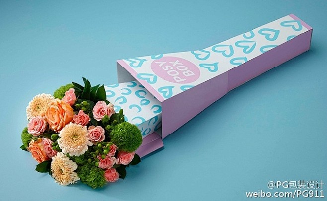 posybox鲜花包装设计