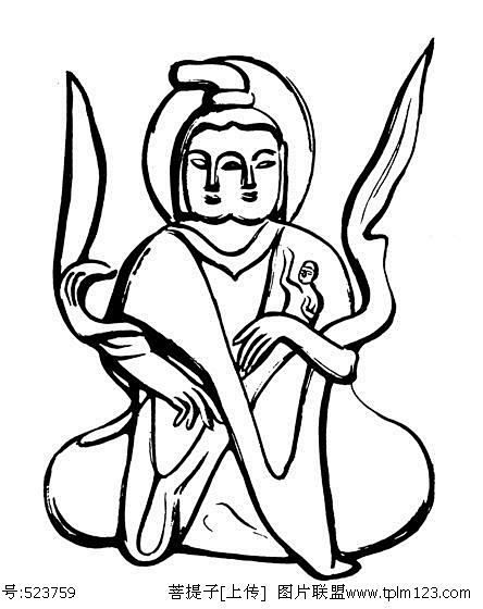 图片人物图案魏晋南北朝图案中国传统图案147