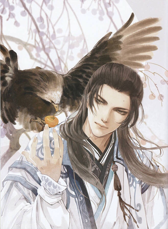 古风手绘美男猫君大白绘