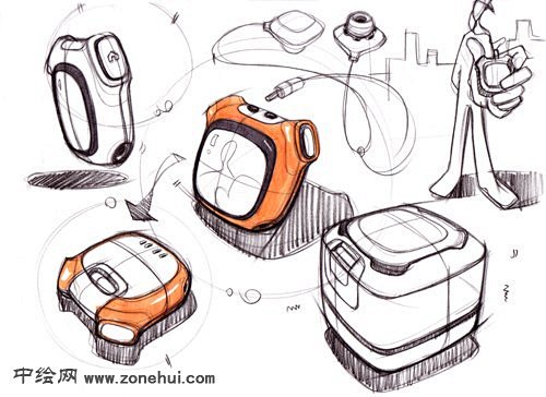 carlliu产品设计师刘传凯产品设计手绘步骤