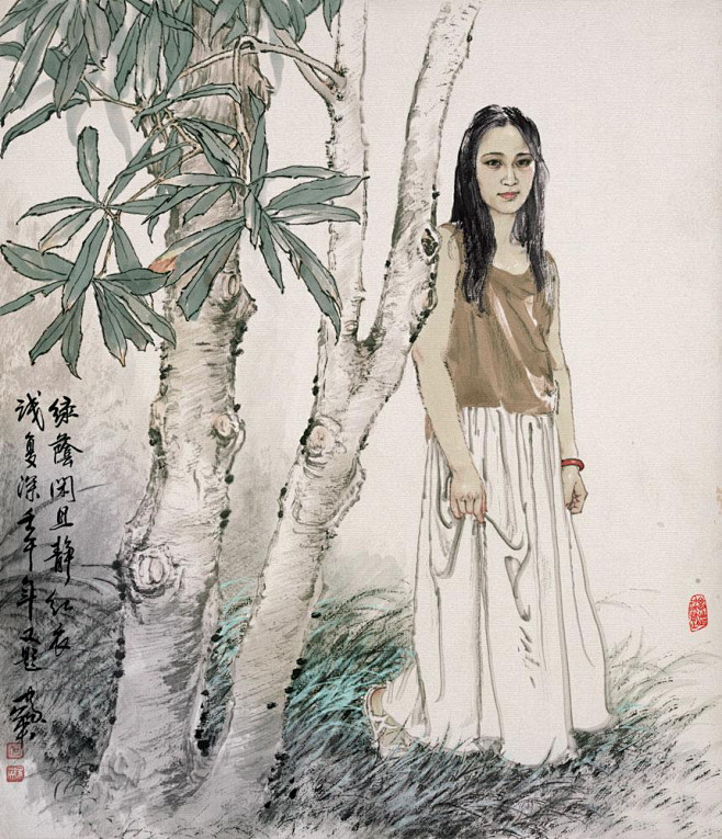 何家英画作