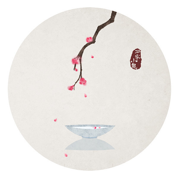 石家小鬼原创古风插画如需商用请至新浪微博私信石家小鬼未经允许严禁