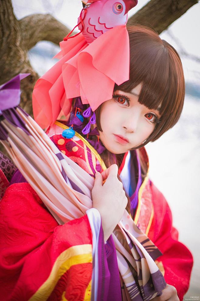 19:35:50cosplay #阴阳师手游# 神乐cos-动漫游戏超人包该采集也在