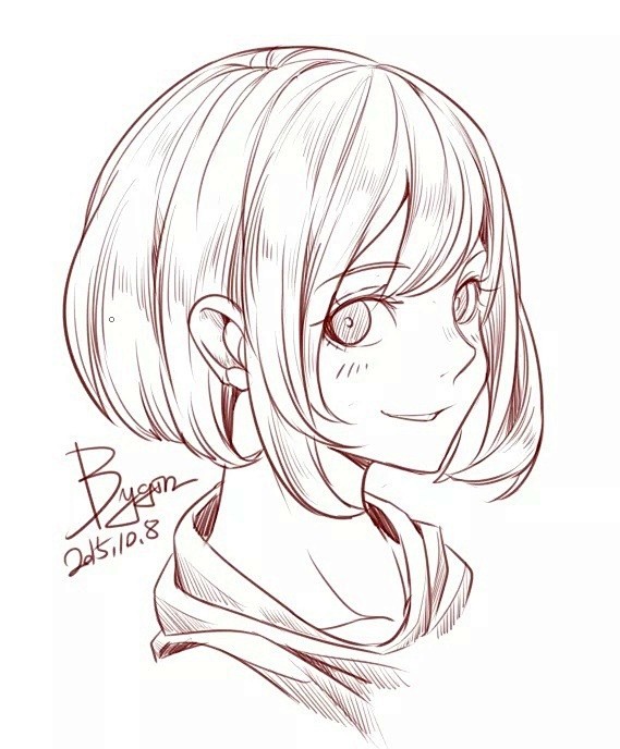 漫画教材线稿临摹练手素材12脸推荐课程从零开始学漫画适合新手无压力