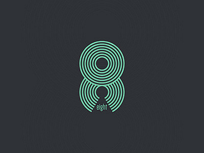 发发发20款数字8元素logo设计优优教程网