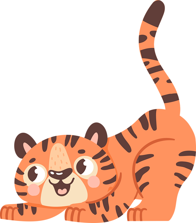 老虎图片卡通黑色卡通金虎贴图瑞字个性头像三珍虎园儿漫画虎卡通图片