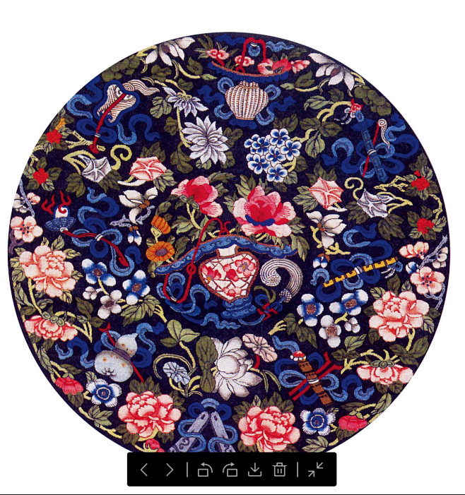 中国传统服饰绣片补子