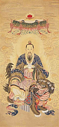 绘画 传统文化 艺术 国画 艺术设计 道教神仙图谱