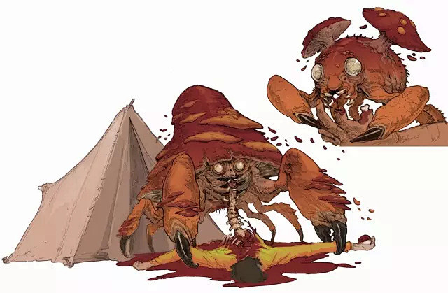 千奇百怪的怪物设定美国概念设计师stephenoakley作品欣赏