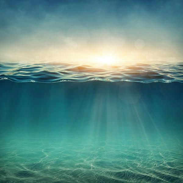 水波水面水纹波浪水底世界阳光梦幻唯美