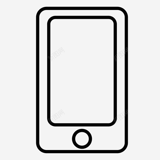 智能手机手机iphone图标icon标识标志ui图标设计图片免费下载页面网页