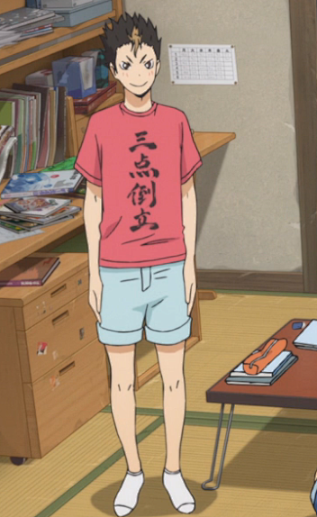 ハイキュー西谷夕t恤三点倒立