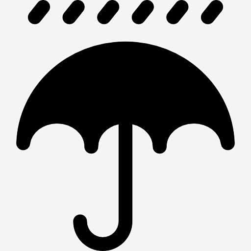 防水图标矢量图标雨下雨了伞雨滴png免抠图片设计素材