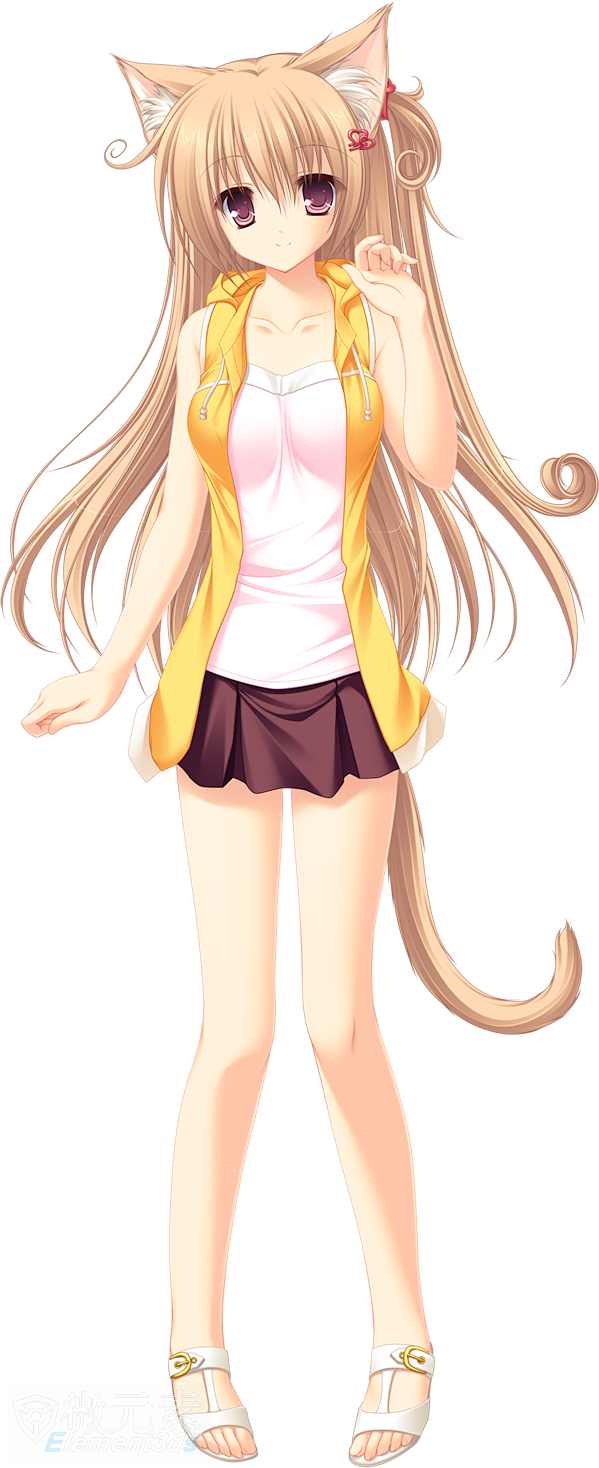 动漫萌妹子透明背景立绘①2000png1gpng素材微元素element3dspowered