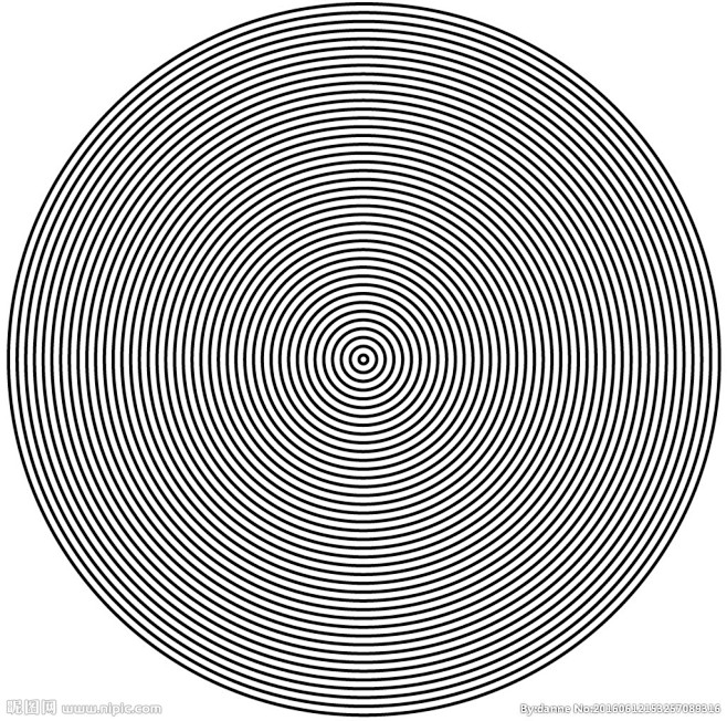 同心圆图片