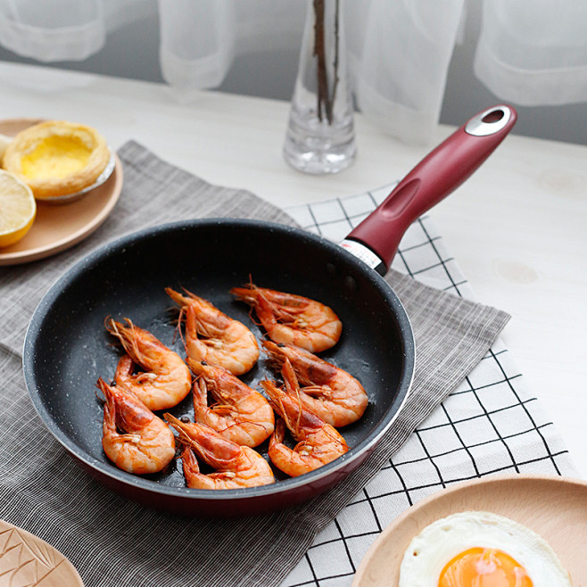 甬之味20cm小煎锅平底锅不粘无油烟班戟锅千层锅不沾锅燃气灶锅具淘宝