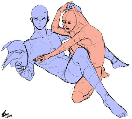 sai资源库cp互动姿势集韩国博主分享的cp互动姿势集代入自己的本命cp