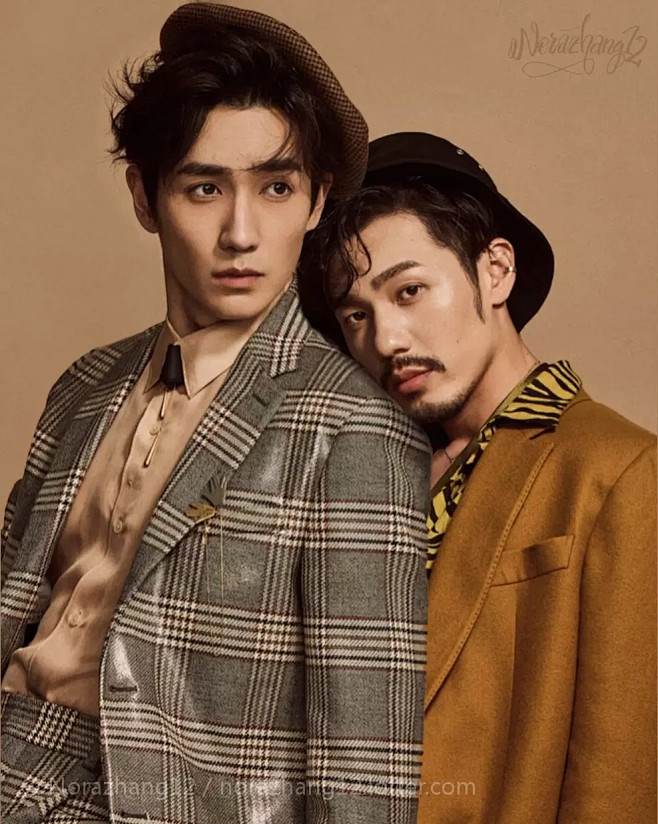 朱一龙白宇时尚版黑袍哥哥慢走bynorazhang12图源lofter侵权删