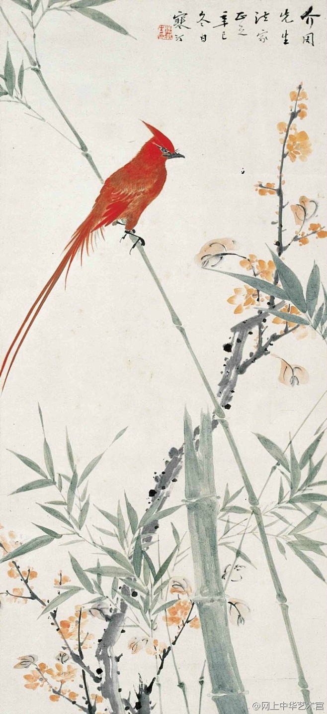 江寒汀花鸟画微展