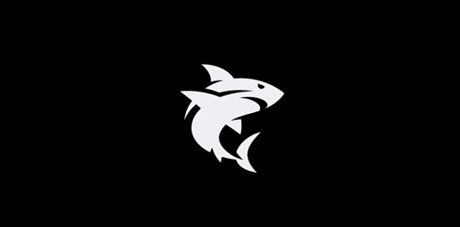 鲨鱼国外logo标志图标字体图形创意设计参考