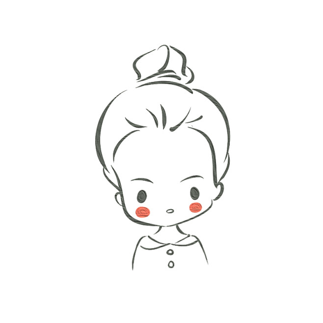 q版定制简单清新漫画卡通真人照片转手绘diy人物设计生日礼物淘宝网