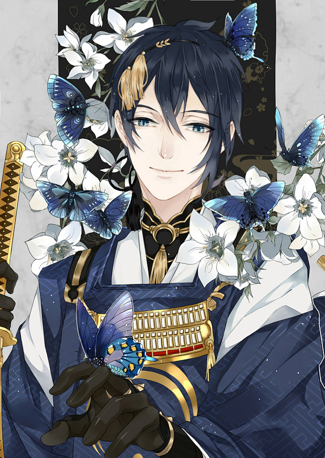 刀剑乱舞爷爷美如画三日月宗近