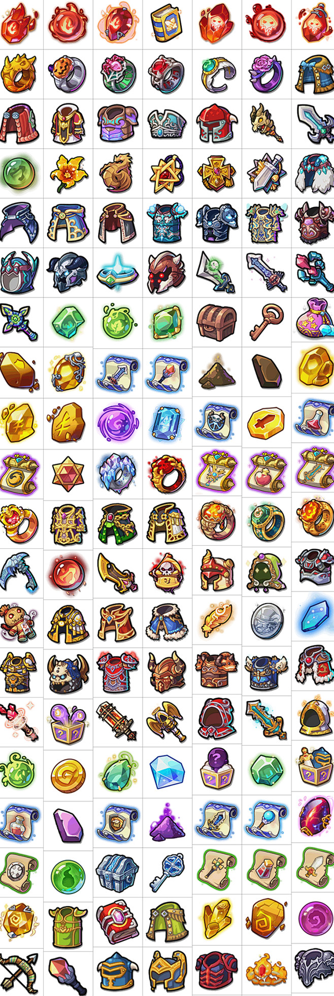 q版魔兽风icon装备道具图标