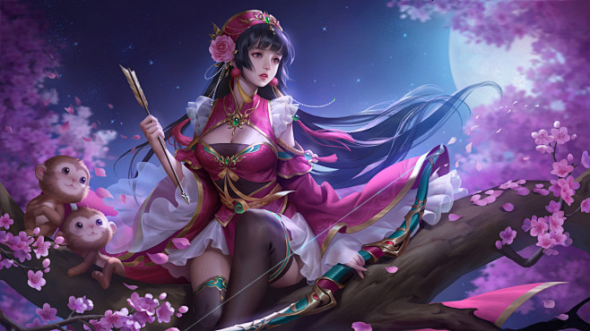 花曳心牵sp孙尚香匠人绘阿墩三国杀皮肤吧