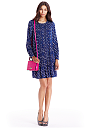 DVF Meadow Pleated Silk Tunic Dress : The DVF Meadow is the perfect silhouette to dress up or down in soft silk with pleat detailing, a hook and eye closure at neck and button cuff. Falls to mid thigh. Fit is true to size.