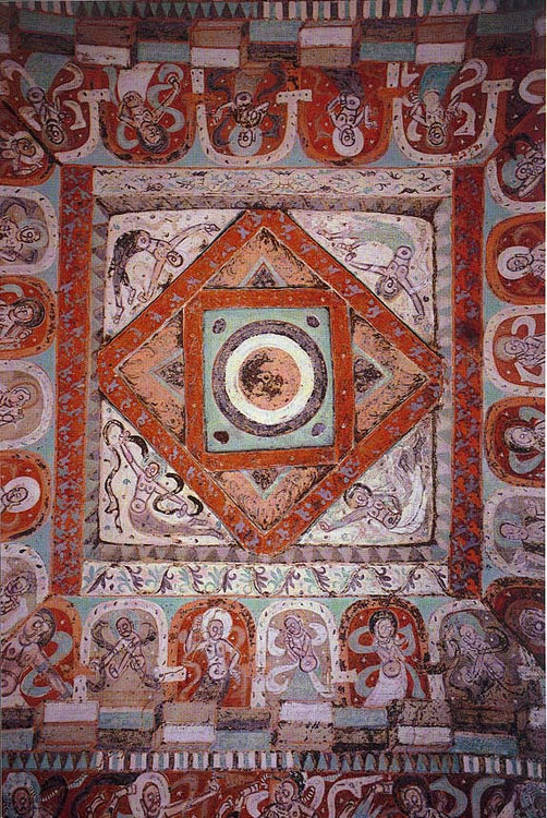 形象,典型的晕染法,飞天形象朴实1喜欢敦煌江岸野蕊同采自longzizhai