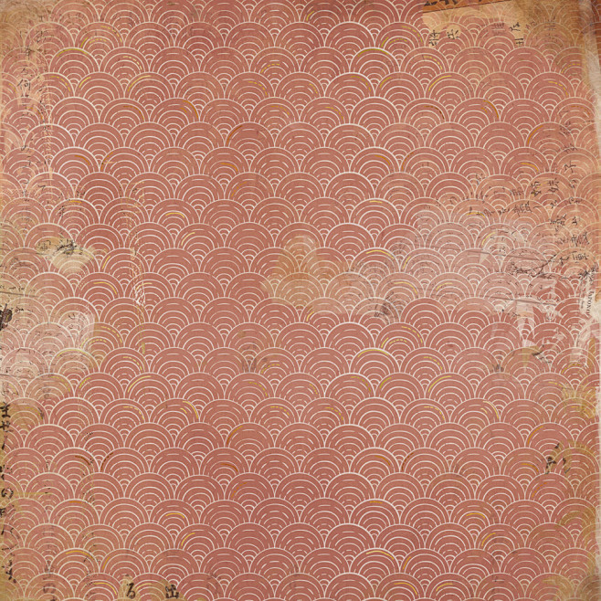 日式传统复古祥云图案