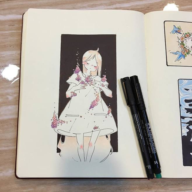 ikedda水彩插画集二