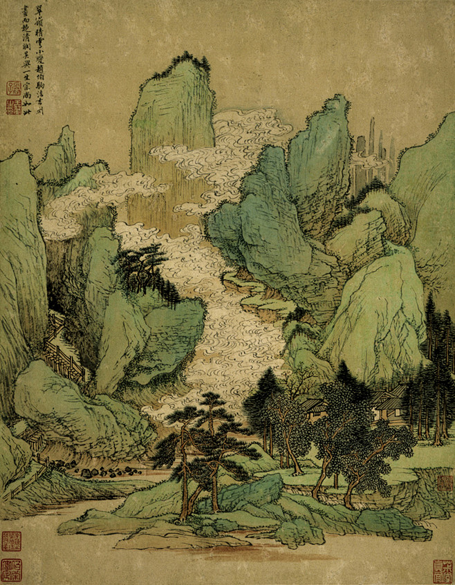 清王翚仿古山水册