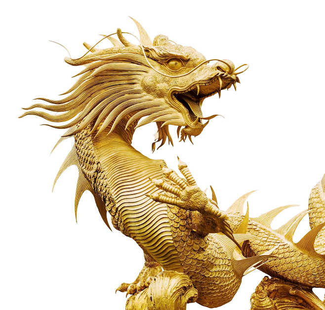 巨型金色中国龙由sasintipchai在500px上