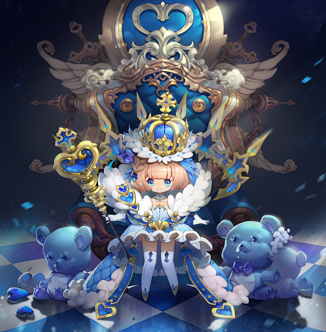 欧美q版游戏原画美宣