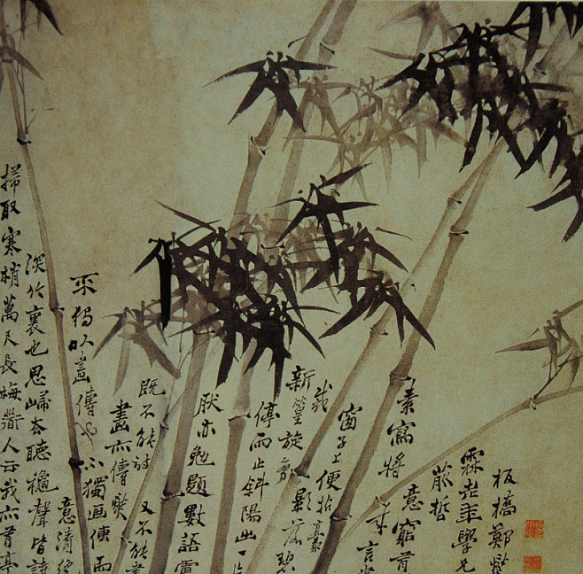 清扬州八怪之郑板桥传世名画欣赏