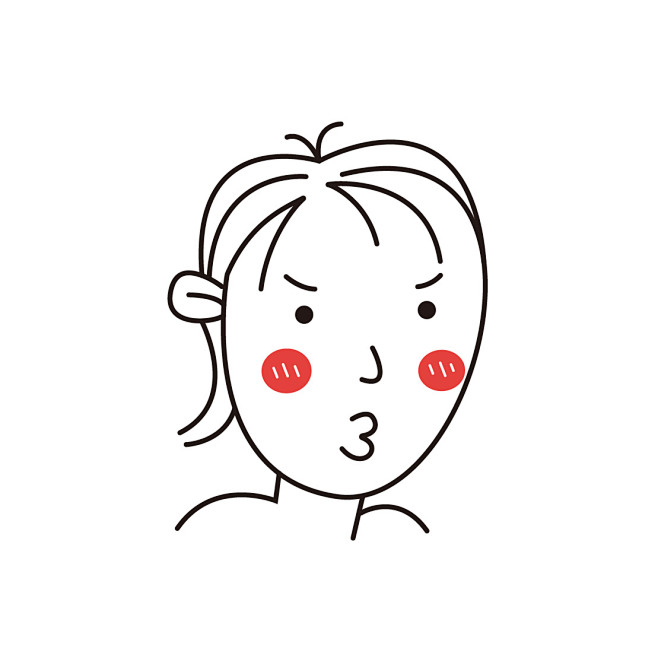简笔画头像1