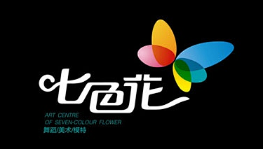 七色花logo设计