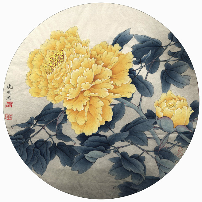 李晓明工笔花鸟画作品欣赏