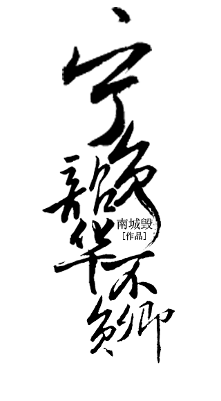 宁负韶华不负卿书名1