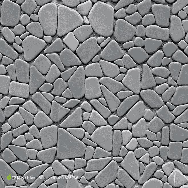 浴室里的石子地面素材